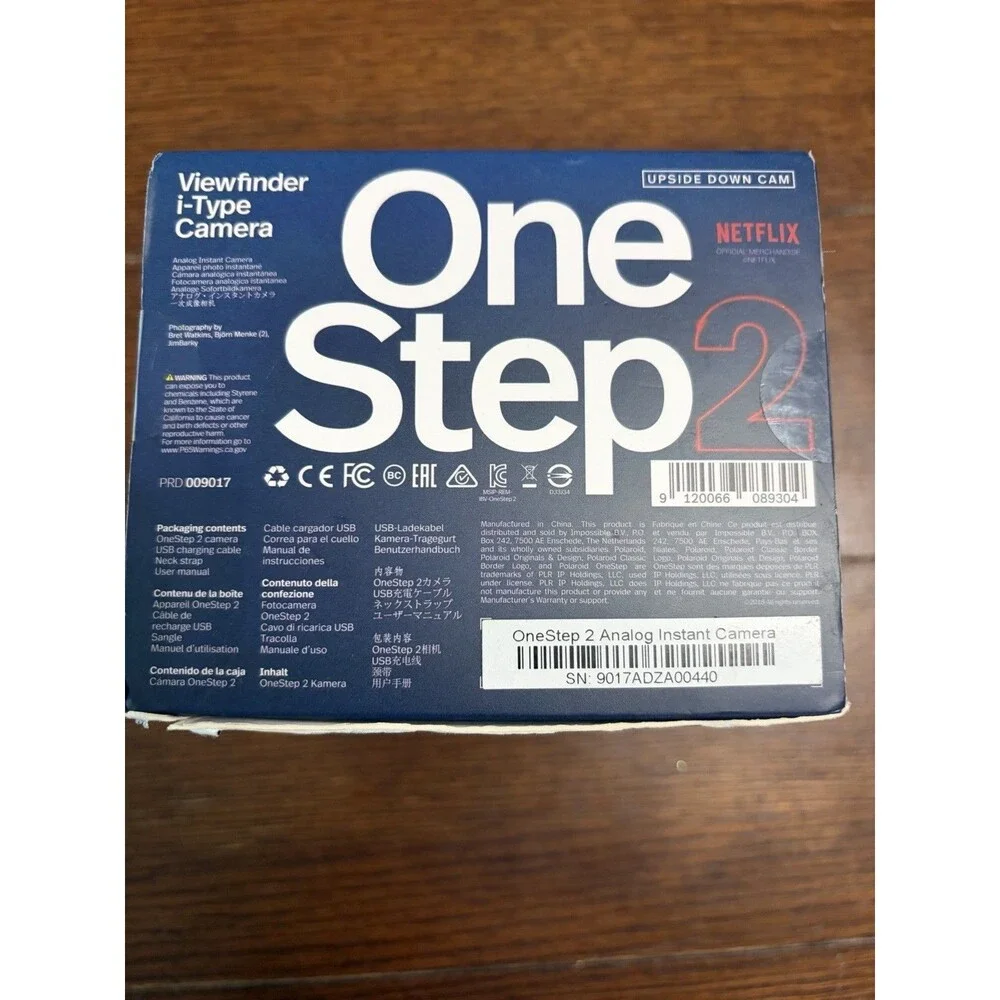 Stranger Things One Step 2 Polaroid I-Type Camera - Brand New Sealed!